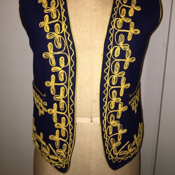 Vintage 1970’s Turkish Hand Embroidered Soutache Vest - Picture 6 of 15